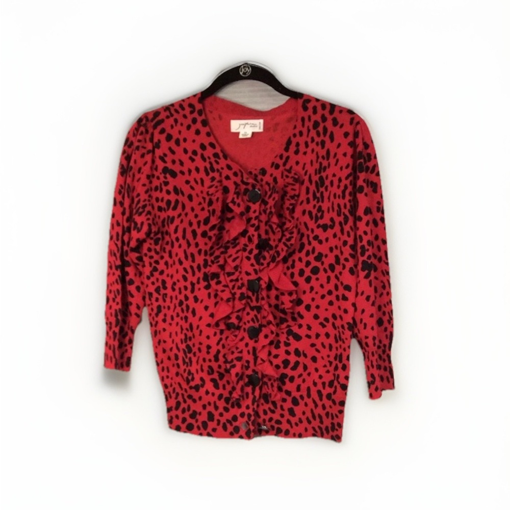 Josephine Studio Vibrant Red Cardigan